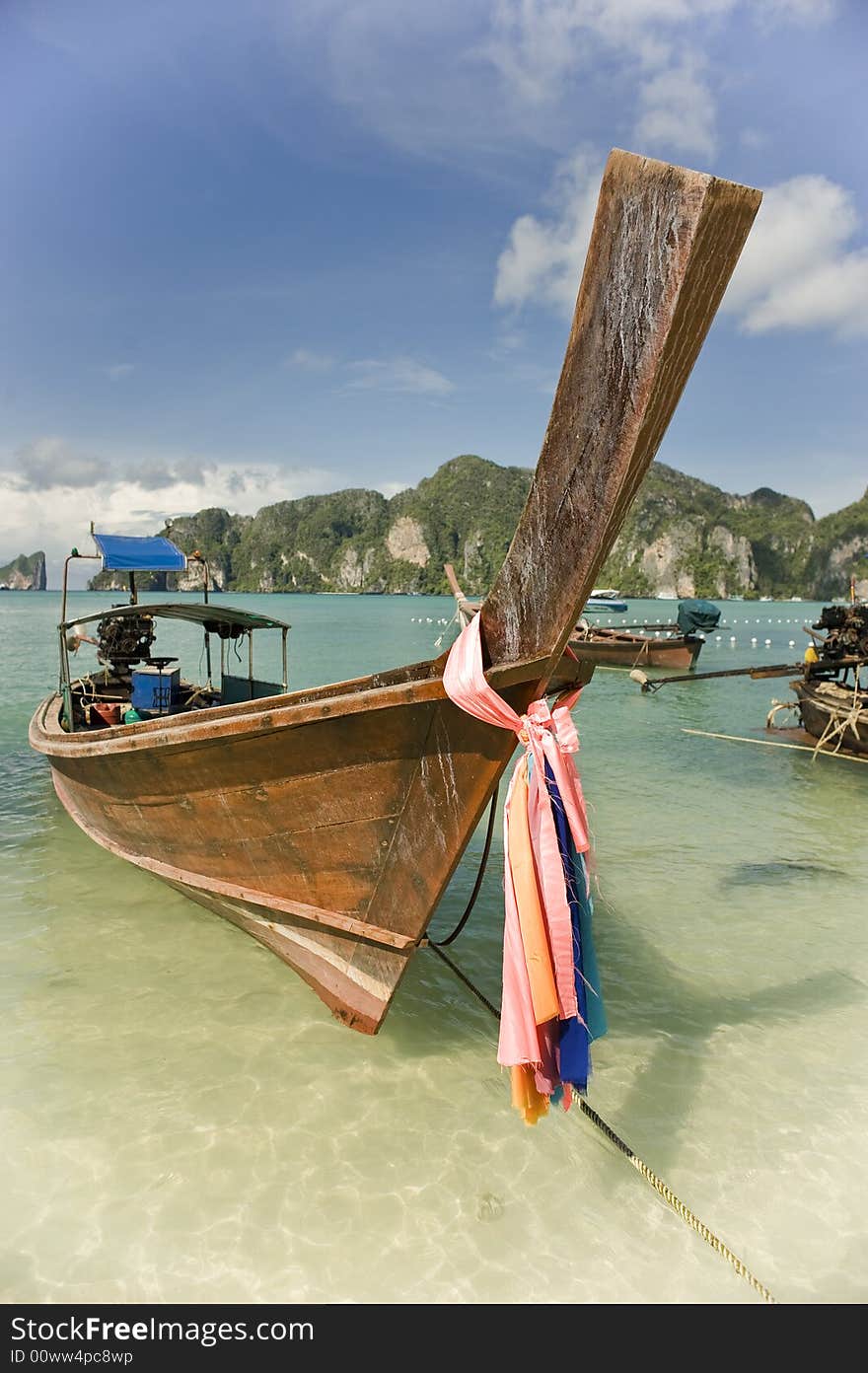 Longtail boat at Koh Phi Phi