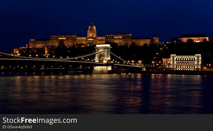 Budapest Night Danube View