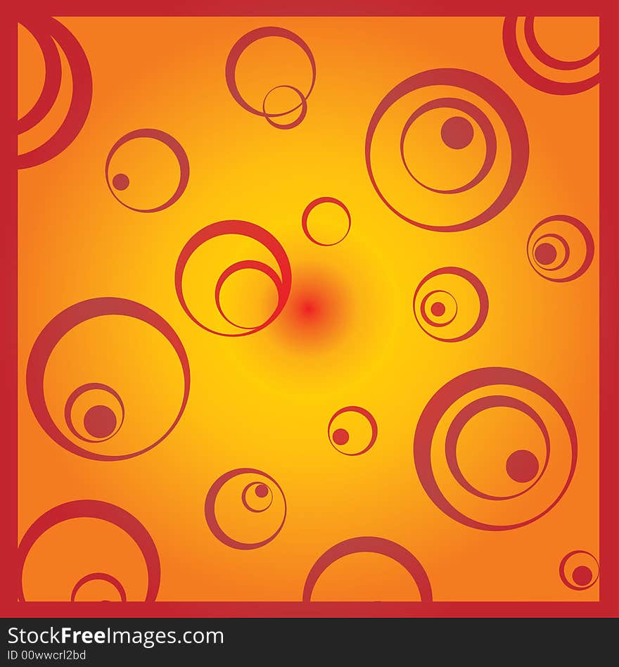 Beautiful orange texture with circle.  . Beautiful orange texture with circle.