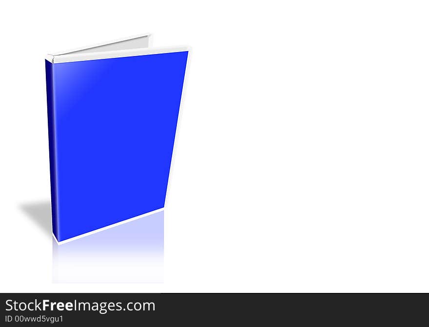 Illustration of a blue CD cover with copy space. Illustration of a blue CD cover with copy space