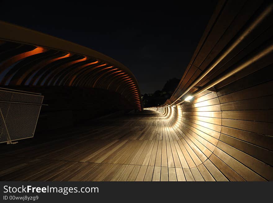 Curves and light presenting a beautiful combination of the bridge. Curves and light presenting a beautiful combination of the bridge