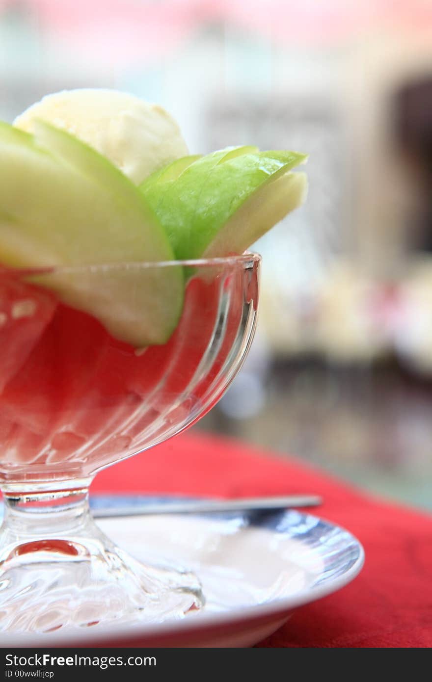 Icecream Sundaes With Watermelon