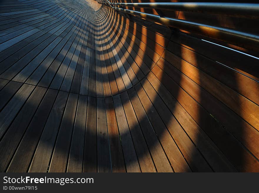 Architectural abstract of converging lines. Architectural abstract of converging lines