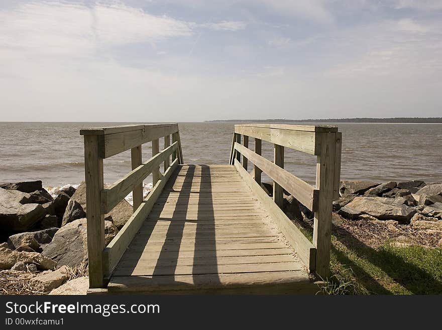 Walkway Into Sea