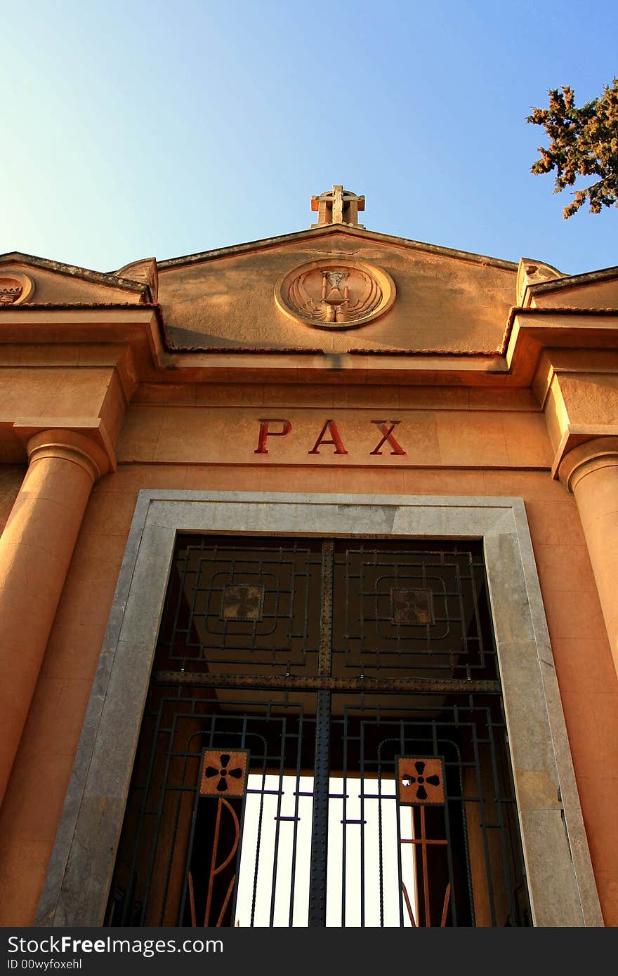 Cementery entrance, Christianity