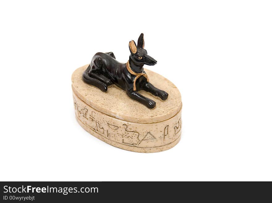 Dog Figurine, isolated on white background