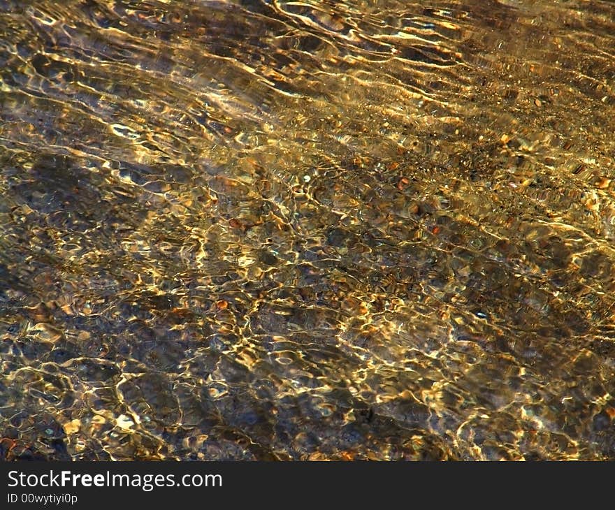 Reflection of stones in water. Reflection of stones in water