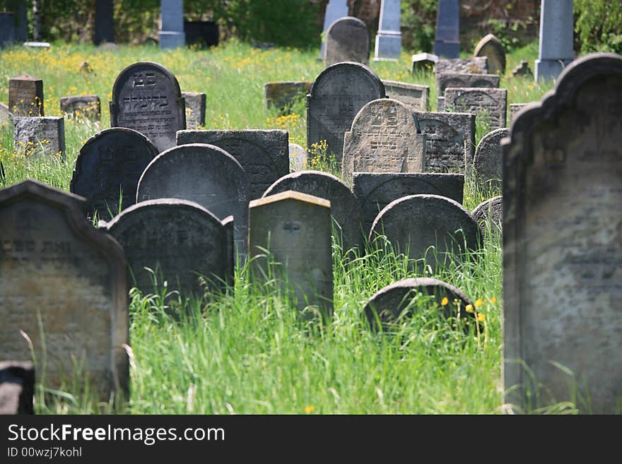 Old Jewish Cemetery In Holesov