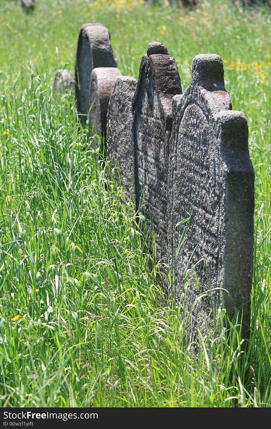 Old Jewish Cemetery In Holesov