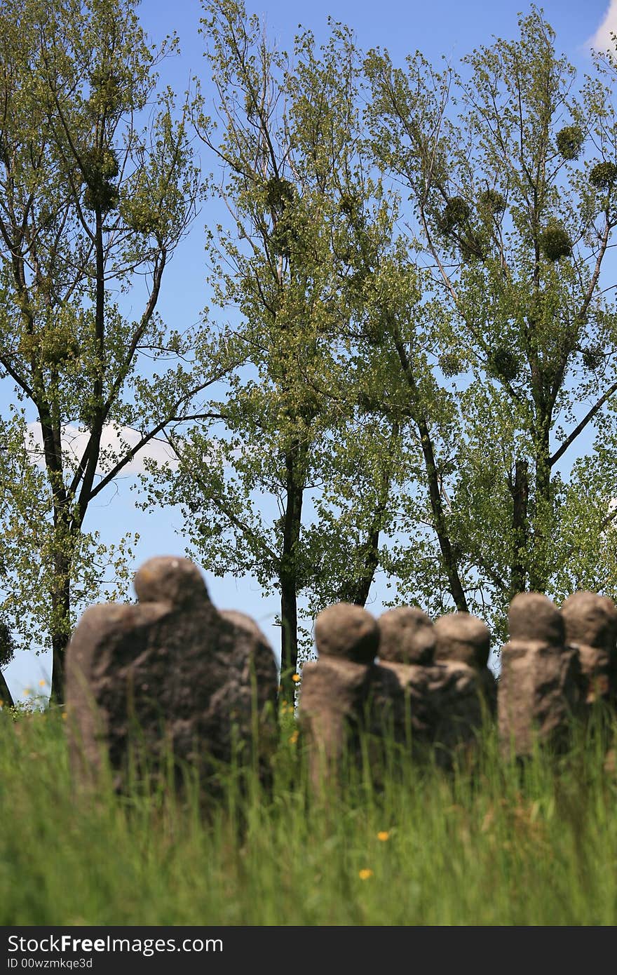 Old Jewish Cemetery In Holesov