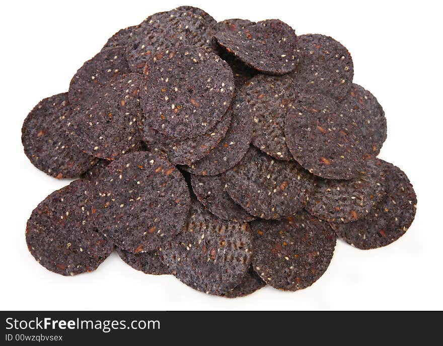 Organic Blue Corn and Sesame Tortilla Chips