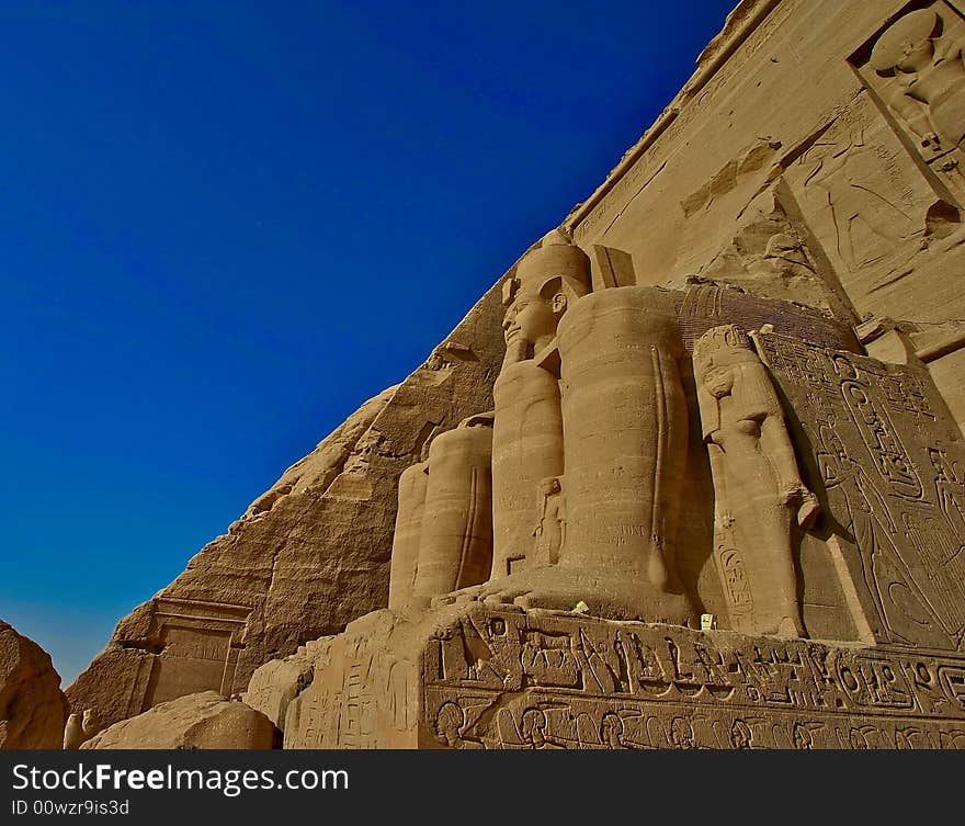 Abu Simbel - aswan in Egypt. Abu Simbel - aswan in Egypt