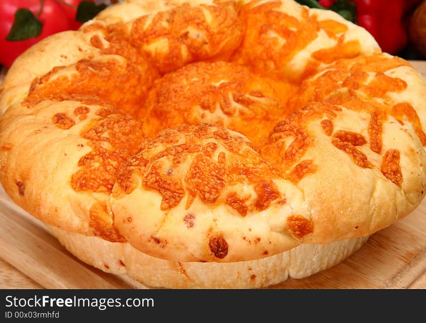 Cheddar Cheese Roll Bread