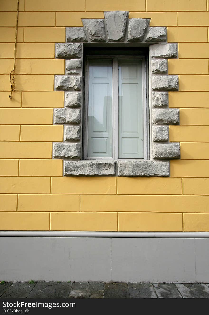 Window On Yellow