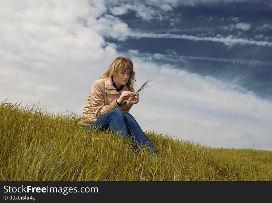 Girl In The Field