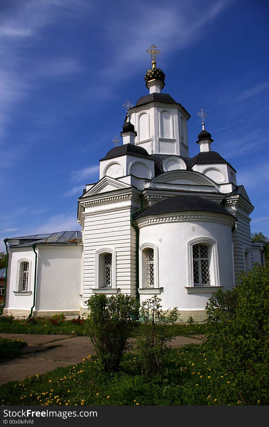 Church of Dimitrii Solunskii in Ruza not far from Moscow. Church of Dimitrii Solunskii in Ruza not far from Moscow