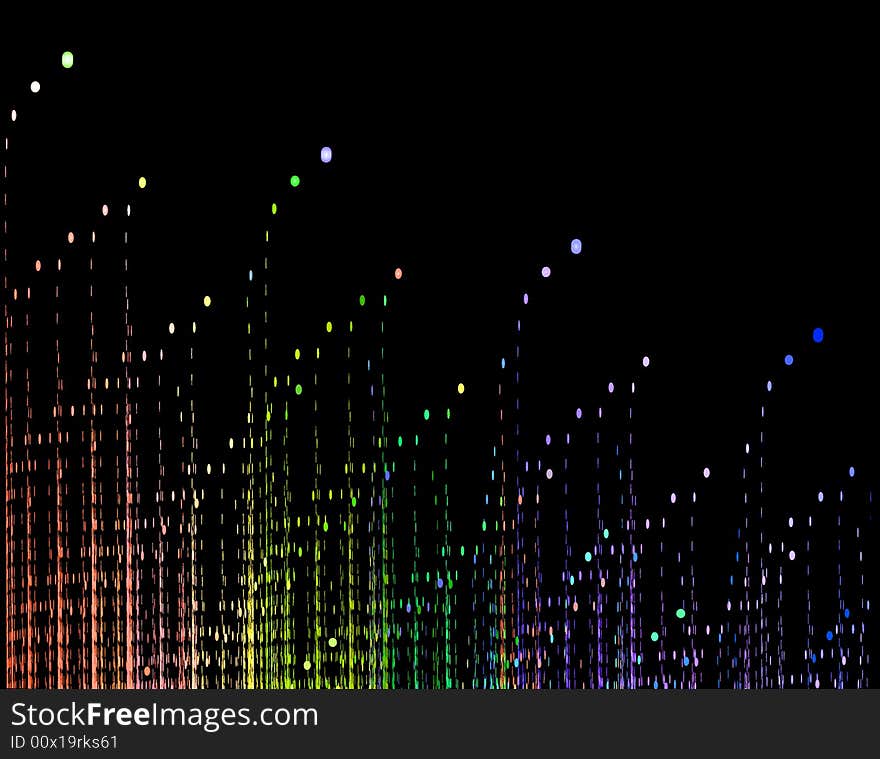 Fractal looking like objects from a child's game. Fractal looking like objects from a child's game.