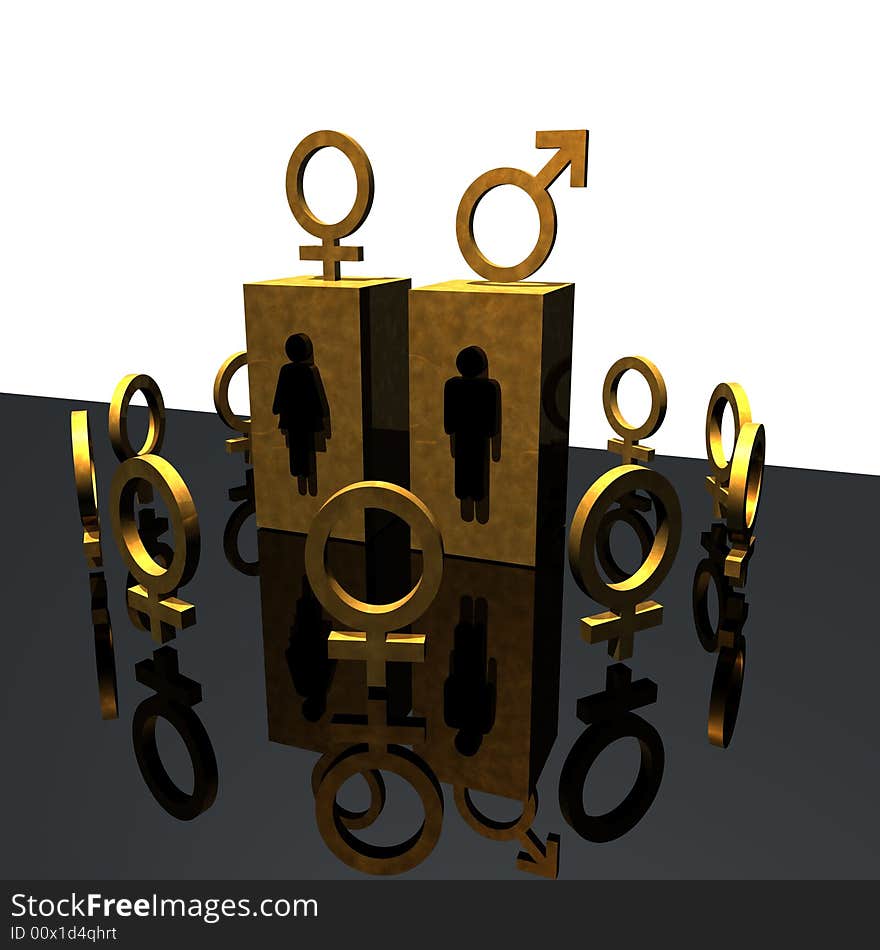 Logo Gold  Men and Woman