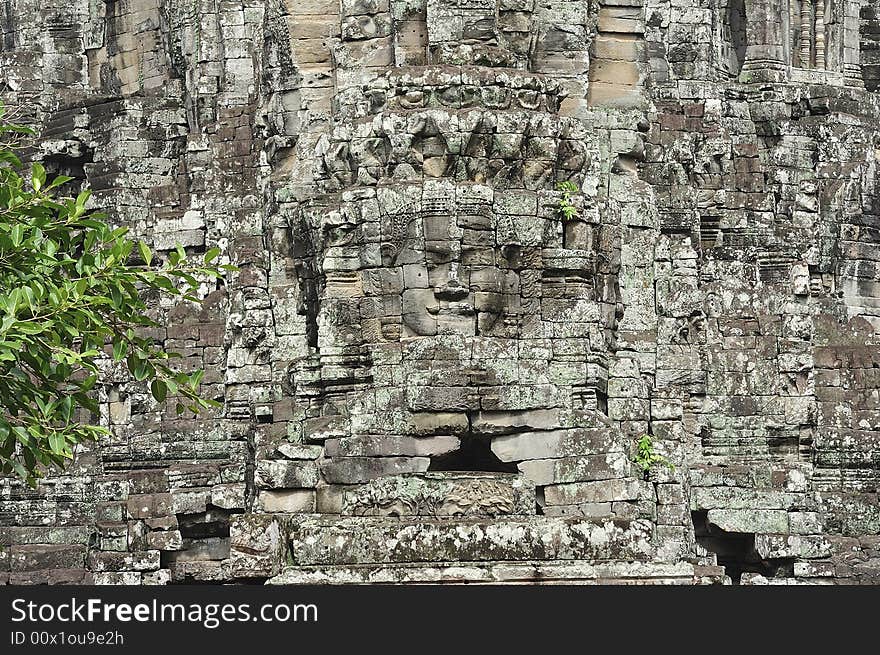 Cambodia; Angkor; Bayon Temple