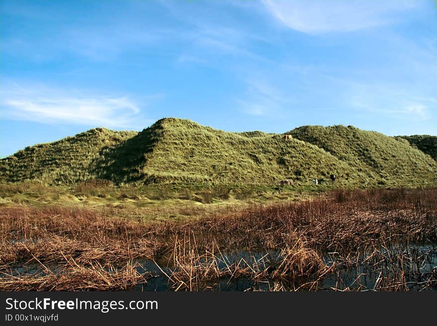 Weird sand dunes on the west coast of ireland. Weird sand dunes on the west coast of ireland