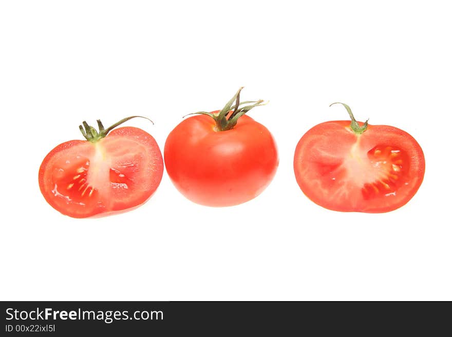 Cut and whole tomatoes