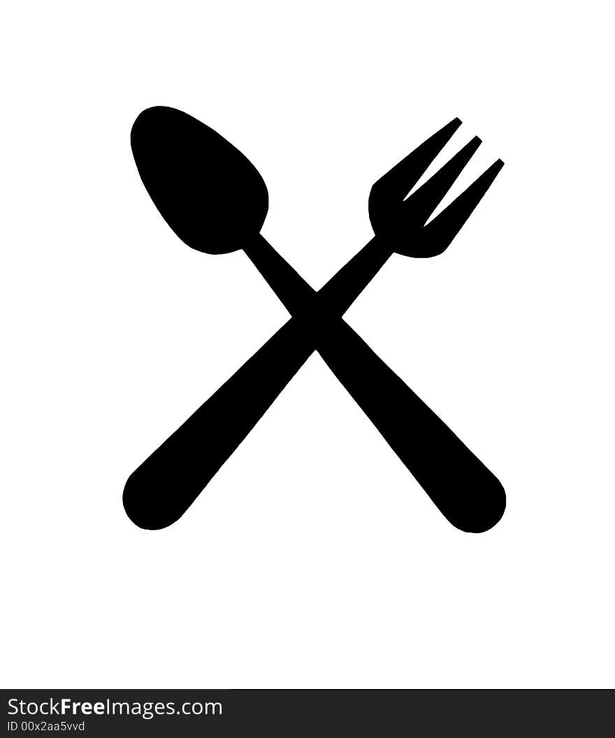 Sign of cutlery