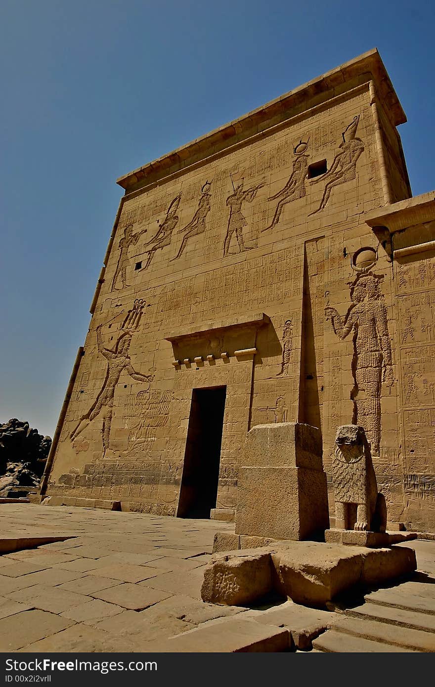 Philae island hieroglyphs - Egypt