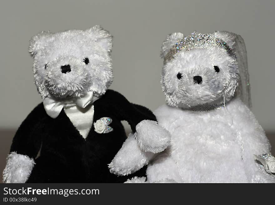 Just married couple of bears. Just married couple of bears