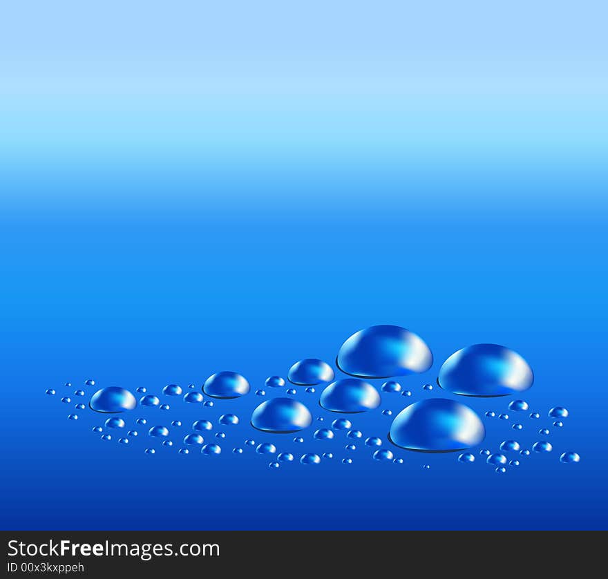 Water Drops background.