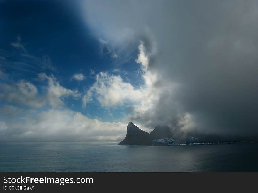 The Sentinel is a mountain in Hout Bay South Africa.