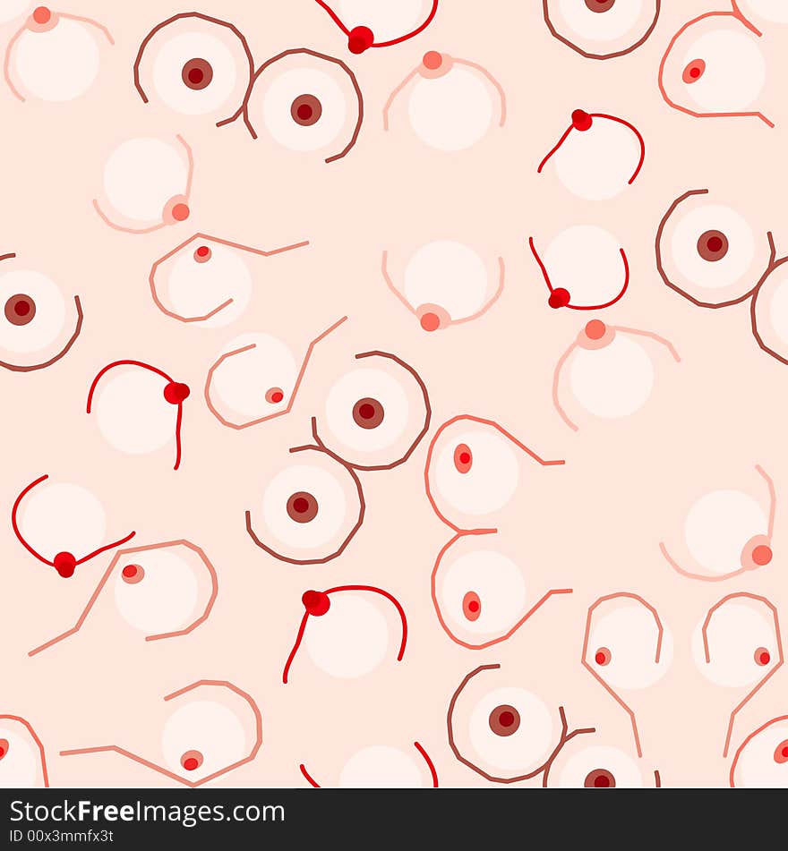 Design abstract tits seamless pattern