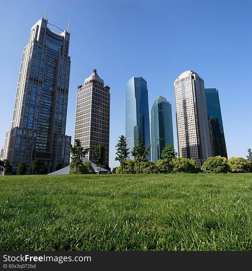 Business building Shanghai China