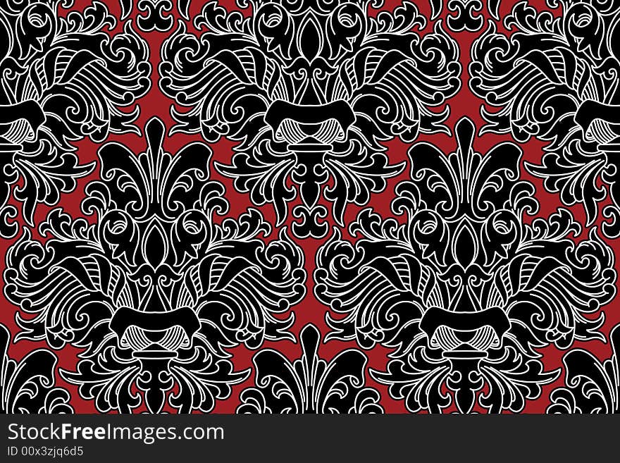 Seamless background from a floral ornament, Fashionable modern wallpaper or textile. Seamless background from a floral ornament, Fashionable modern wallpaper or textile