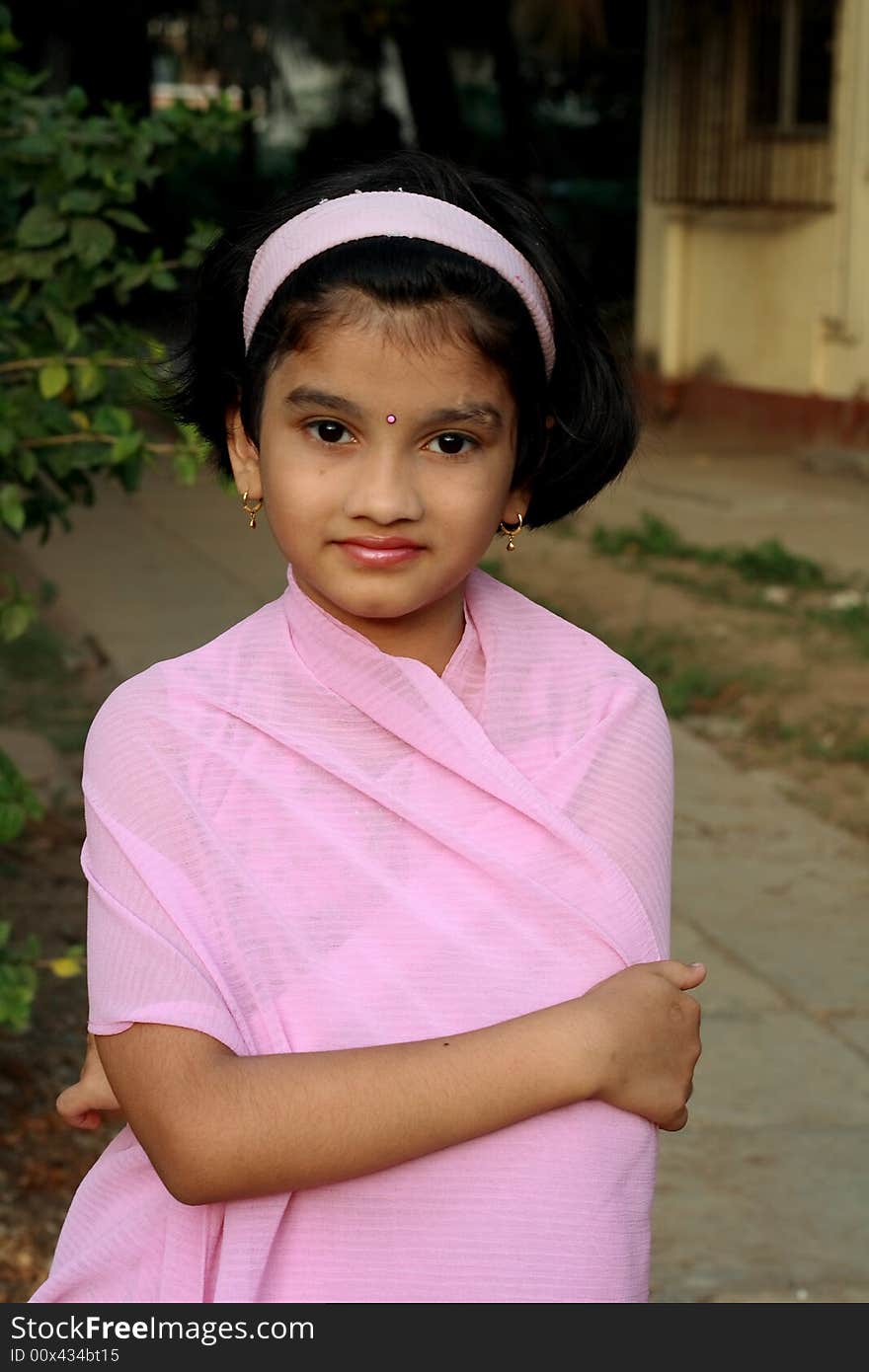 A pretty Indian girl in her tender mood. A pretty Indian girl in her tender mood.