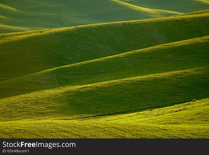 Rural countryside landscape in Tuscany region of Italy. Rural countryside landscape in Tuscany region of Italy.