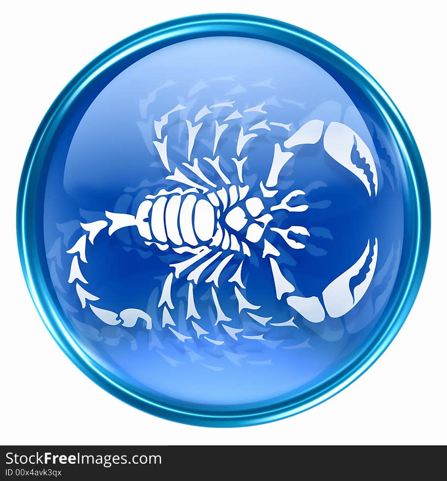 Scorpio Zodiac Button Icon