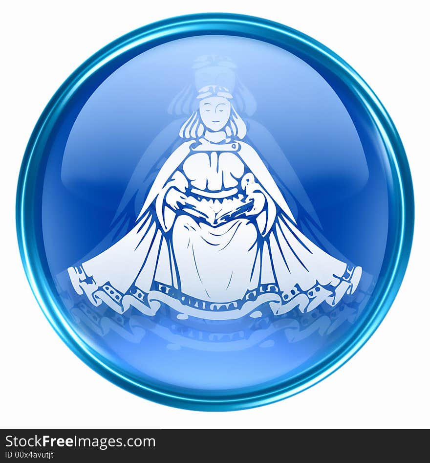 Virgo Zodiac Button Icon