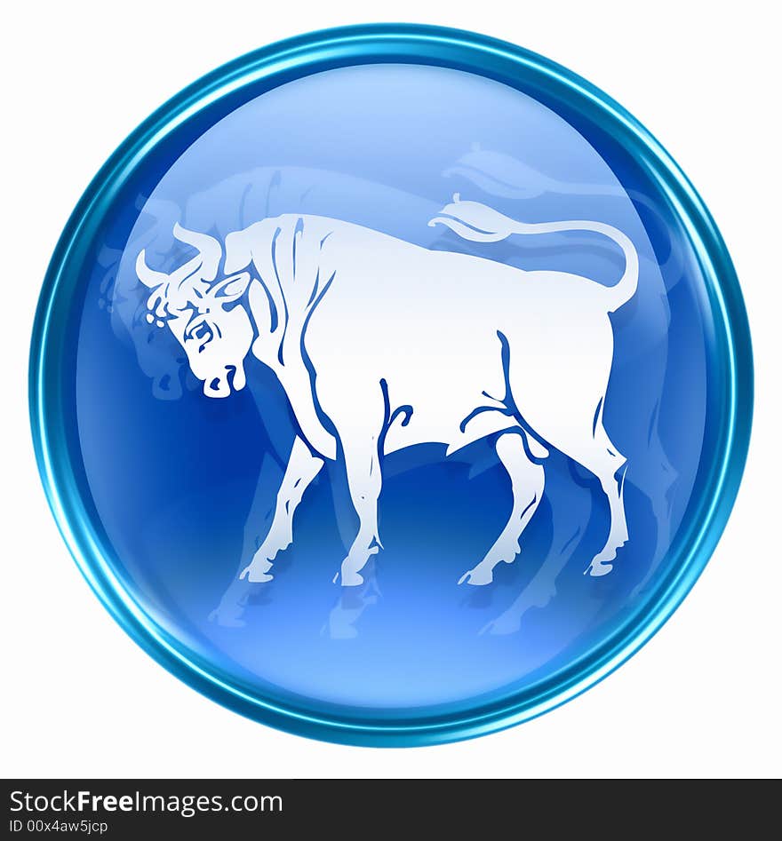 Taurus Zodiac Button Icon