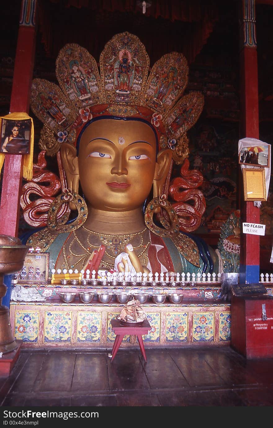 Thiksey monastery, ladakh, northen india. Thiksey monastery, ladakh, northen india