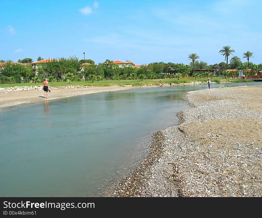 A wonderful of a river bank