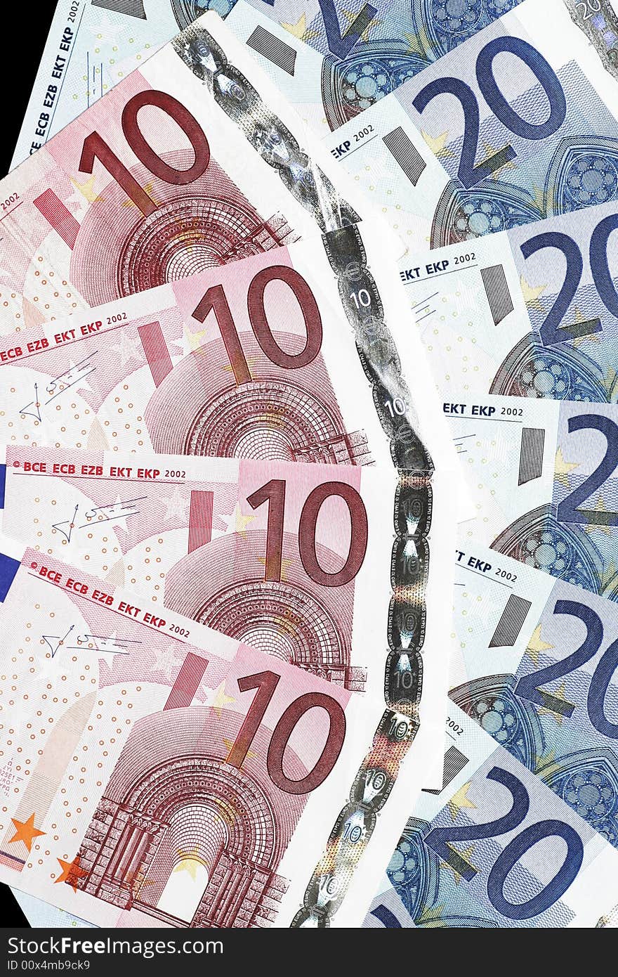 Money - Twenty And Ten Euro Notes