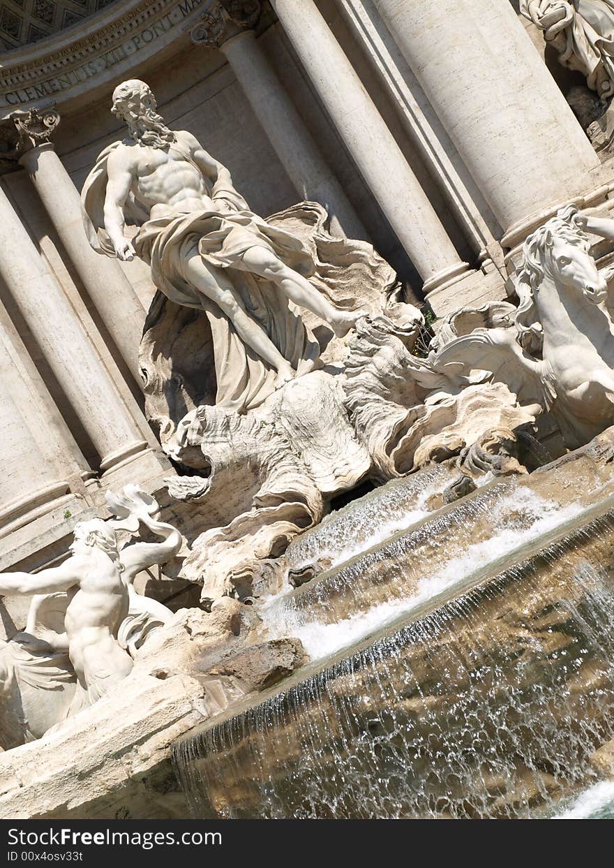 Trevi s fountain in Rome