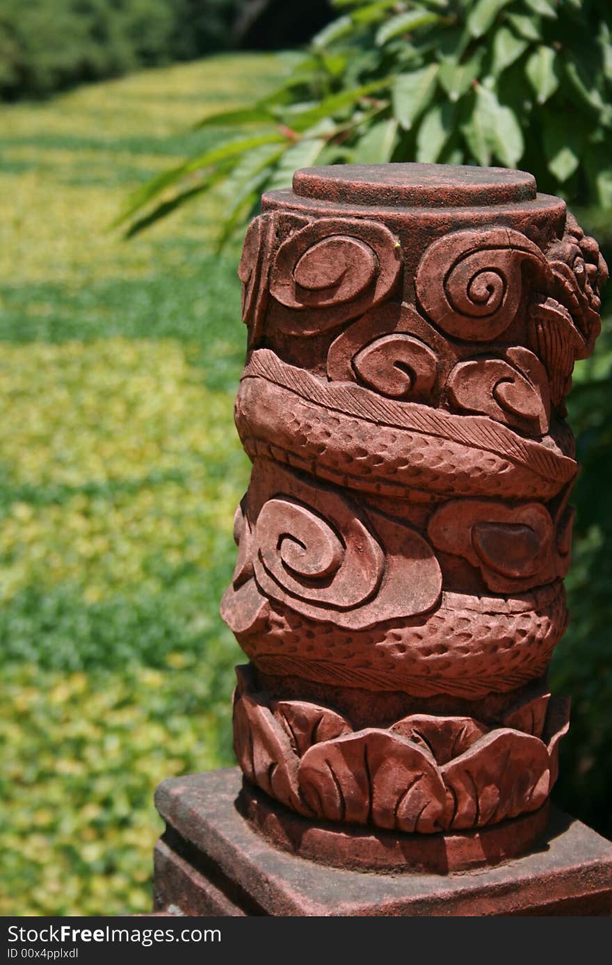 Decorative Chinese statue, Chengdu China