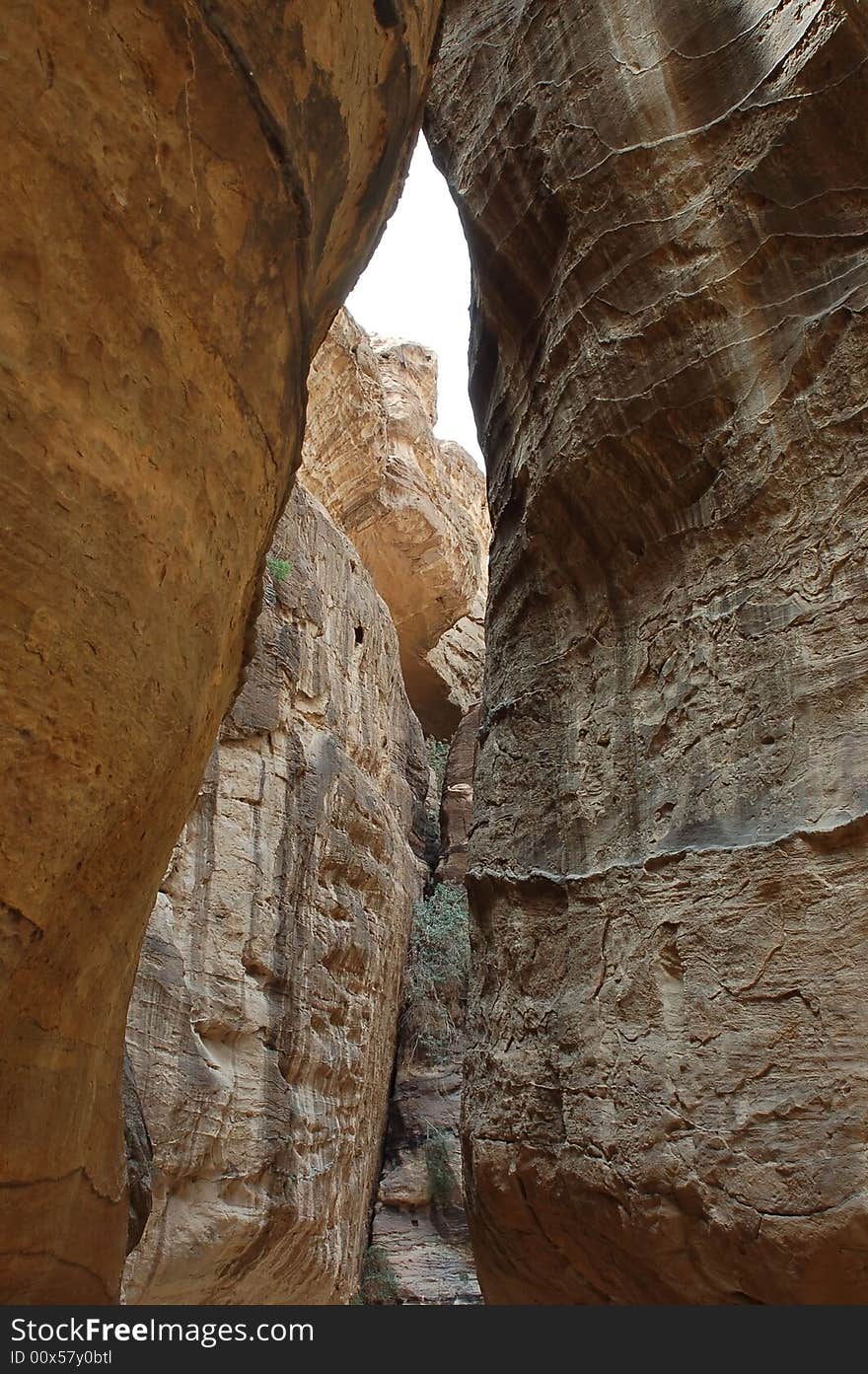 Two rocks collided with each other