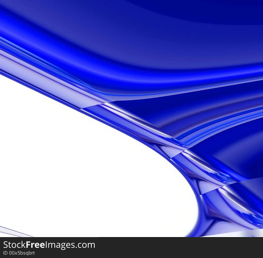 Modern 3D rendered fractal design(abstract background)