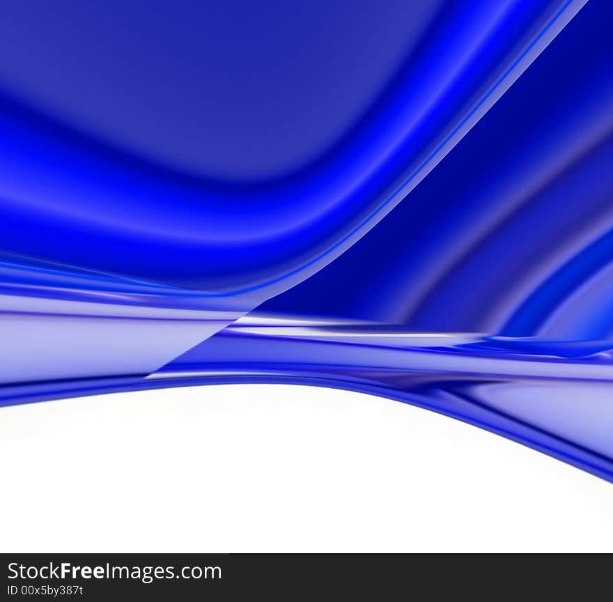 Modern 3D rendered fractal design(abstract background)