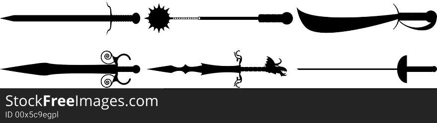 Medievil Swords and weapons