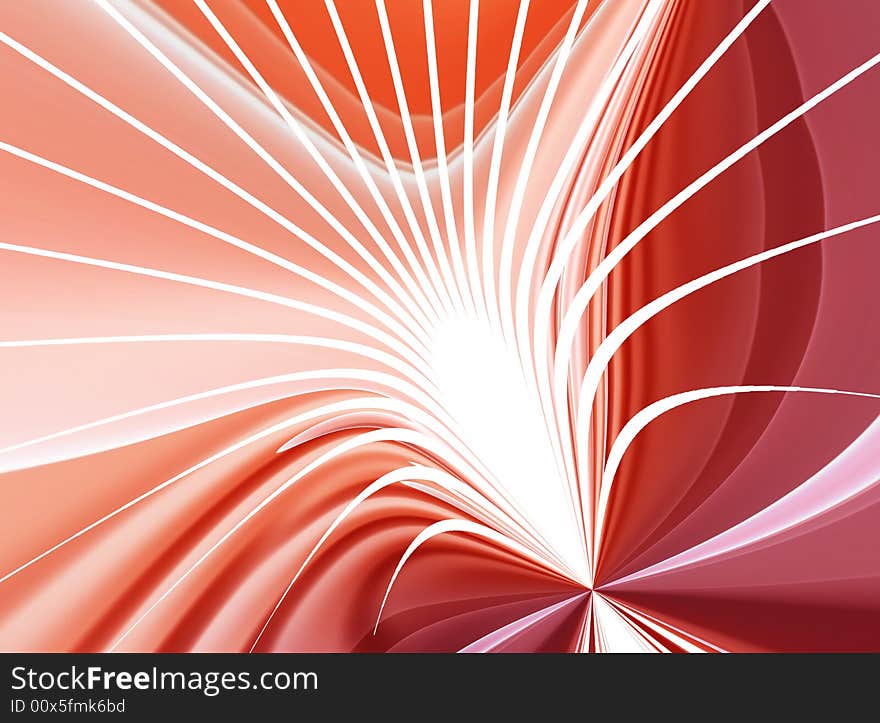 Modern 3D rendered fractal design(abstract background)