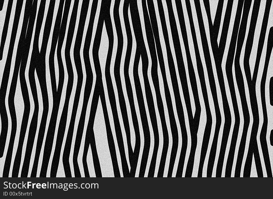 Illustration of zebra hair. (background, wallpaper, texture)