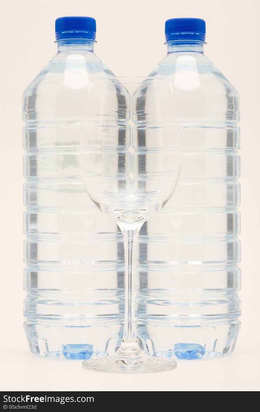 Water Bottles With Wine Glass